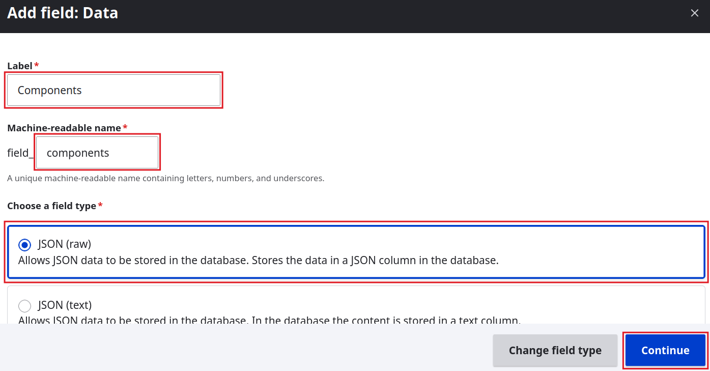 json raw