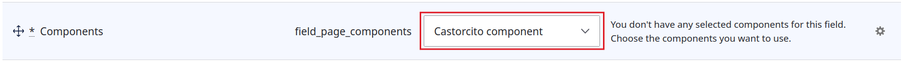 castorcito component