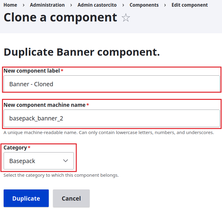 cloned banner