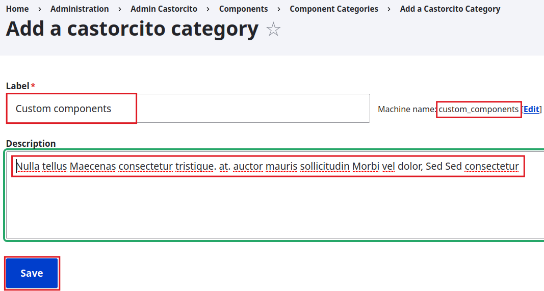 add category