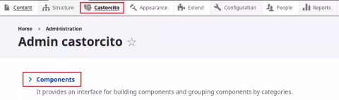 castorcito components